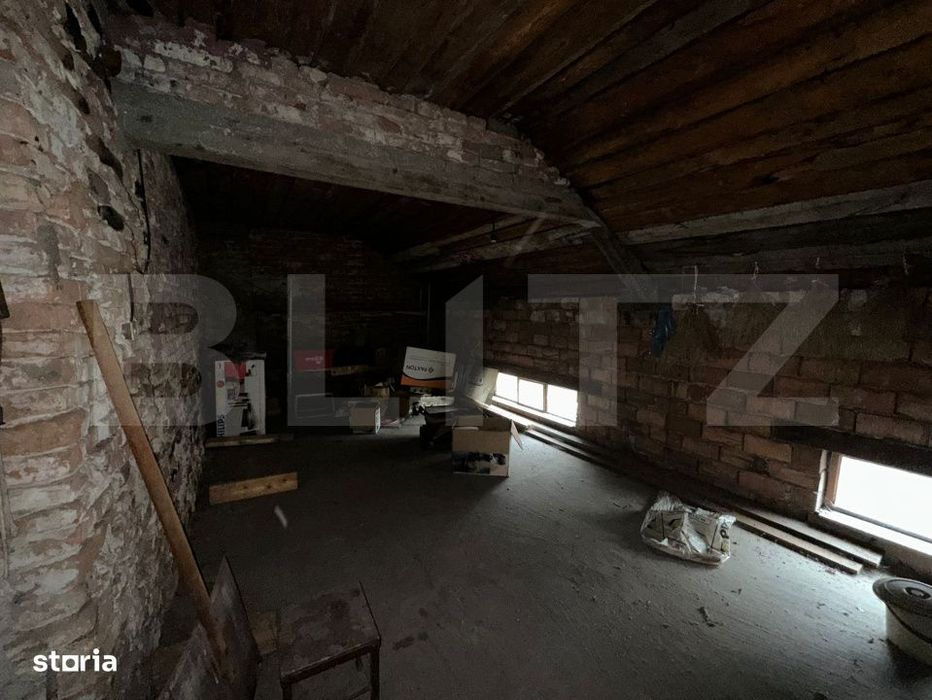 Oportunitate investitionala: Casa cu subsol, parter, etaj si mansarda,