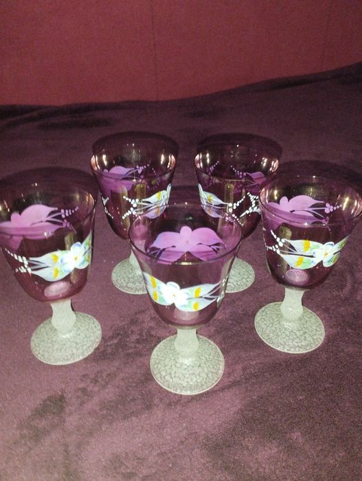 Set pahare pictate manual