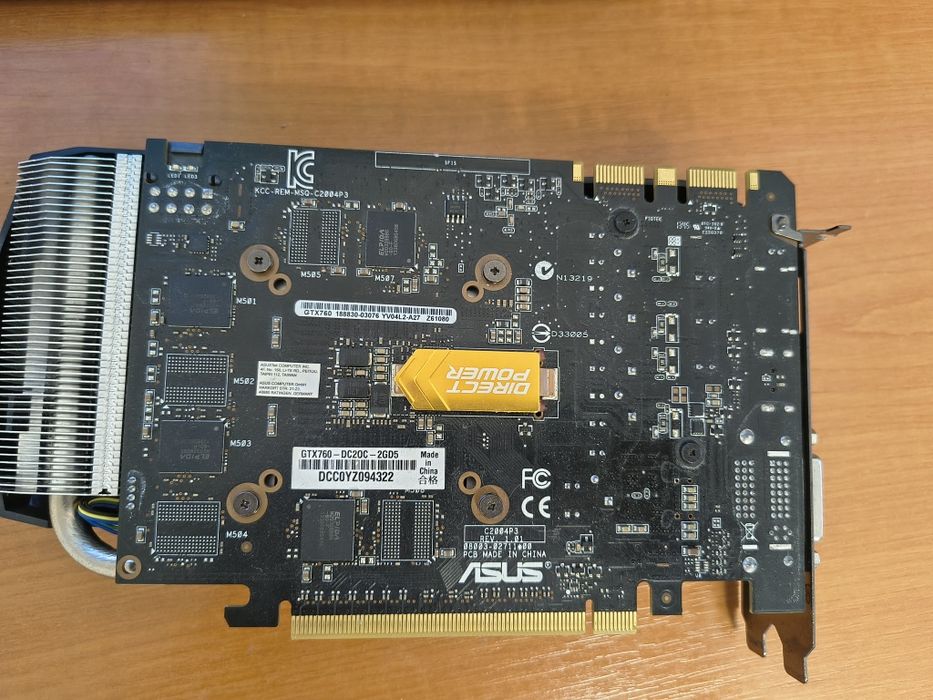 placa video nvidia GTX 760 2gb ddr5 256biti