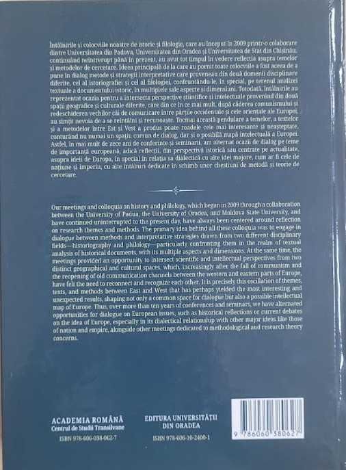 Teme și Metode de Cercetare în Istorie și Filologie