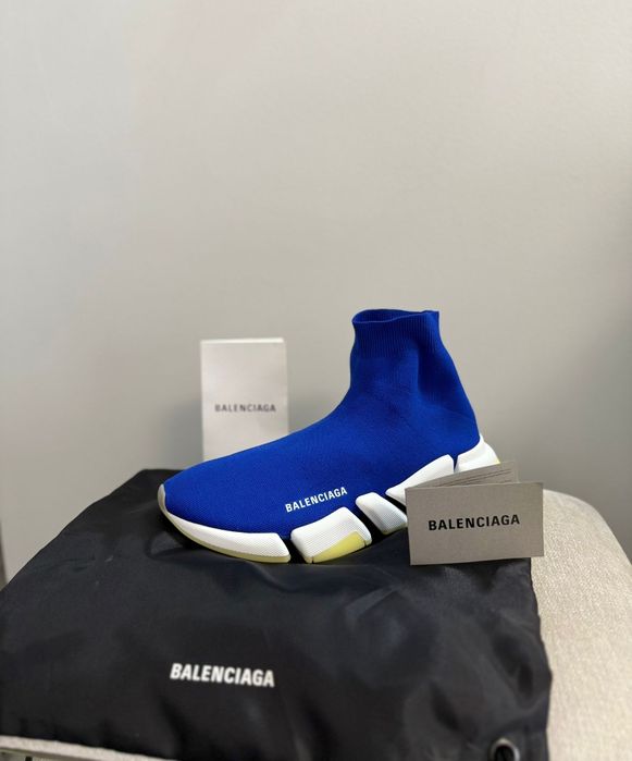Balenciaga Speed 2.0 Sneaker Albastru