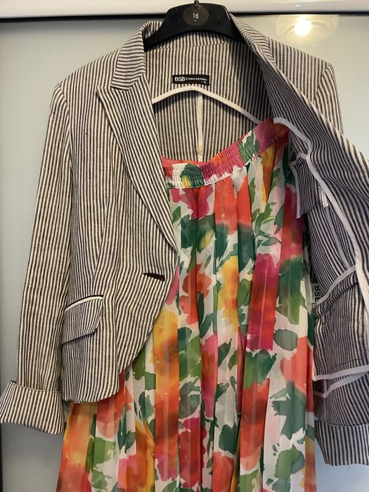 BSB Sacou dama vara in, alb marin M