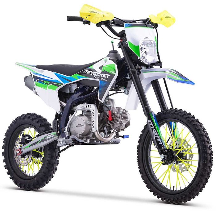 Motocicleta cross 125cc Mini Rocket DT 17/14" 4T benzina albastru