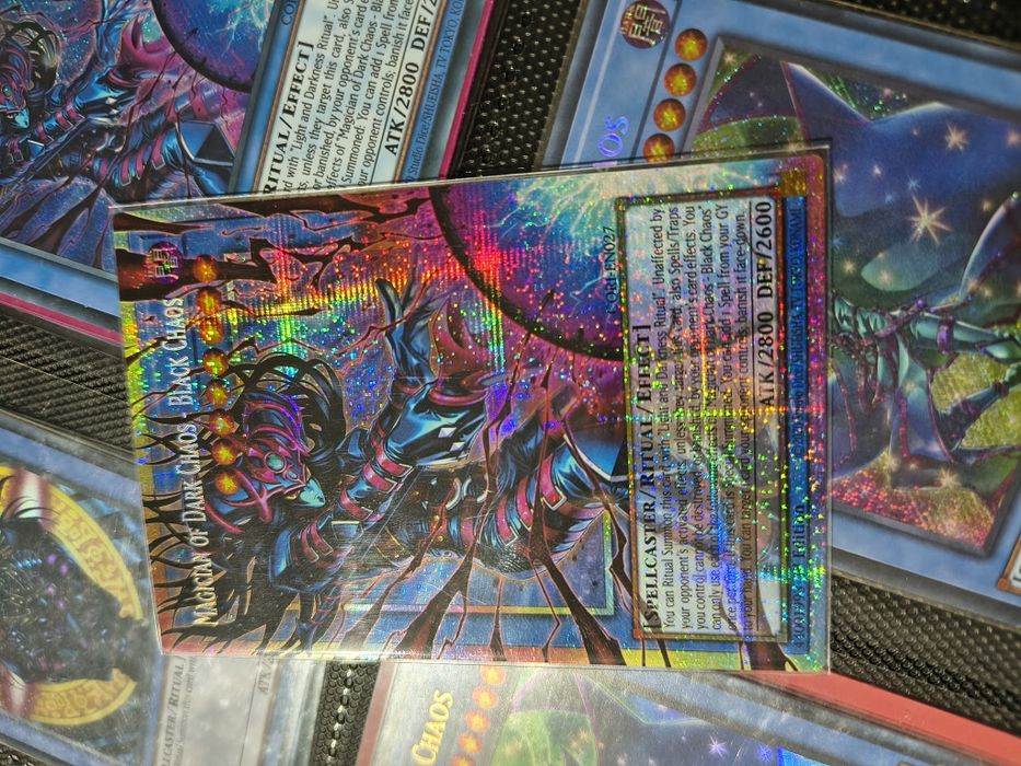 Yugioh ,Magician of dark chaos-black chaos ,Starlight original