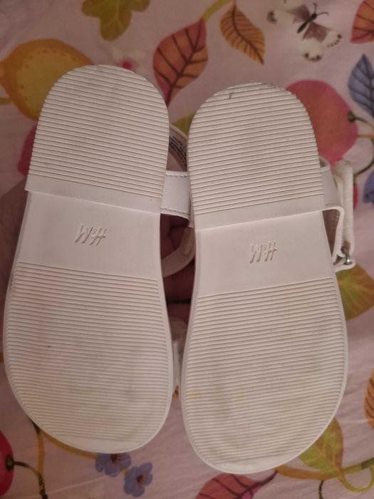 Официални бели бебешки сандали ХМ H&M, 24 размер