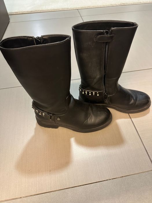 Детски кожени ботуши за момиче