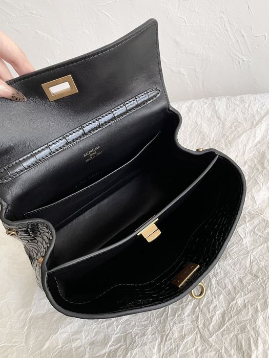 Geanta Balenciaga Rodeo 23cm croco, Premium