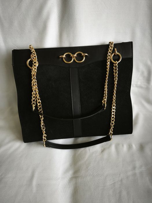 Голяма чанта от естествена кожа