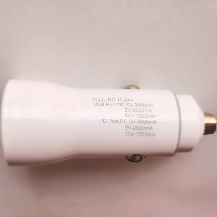 Incarcator auto Quick charge, 1x USB QC3.0 18W si 1x PD 20W - NOU