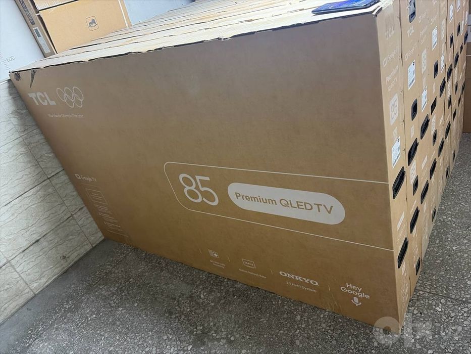 TCL 85 Smart TV, доставка бесплатно 24/7, гарантия