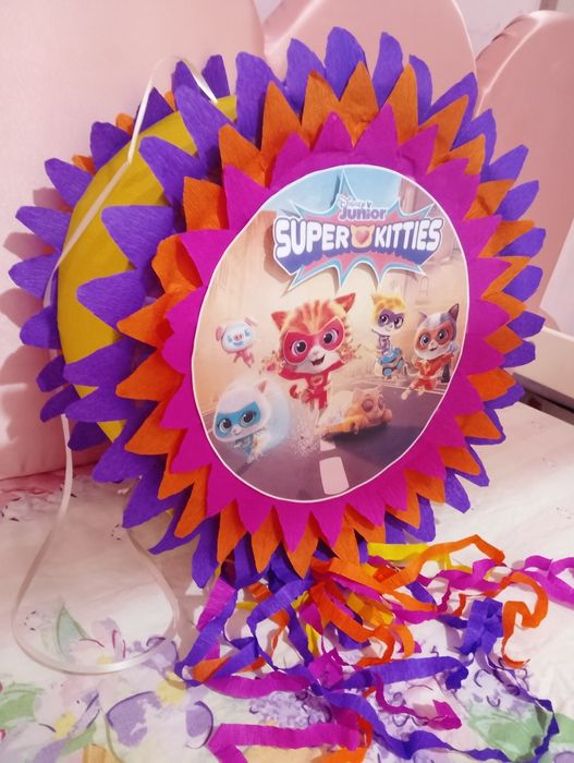 Хартиена / картонена торта -Ариел, Пес Патрул, Елза, Спайдърмен, Стич