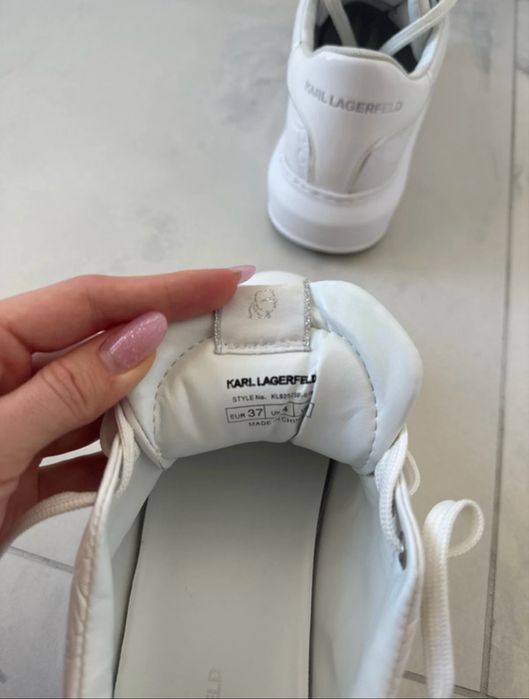 Pantofi sport wedge, Karl Lagerfeld, de piele, 37