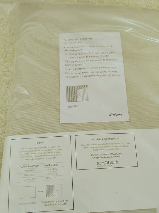 Draperii marca John Lewis