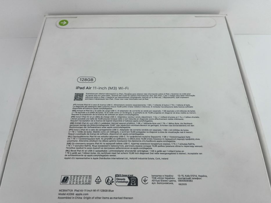 iPad 11” M3 128GB Blue Produs Nou Sigilat