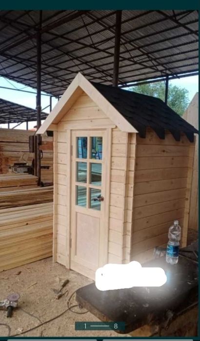 Уличный Деревянные туалет