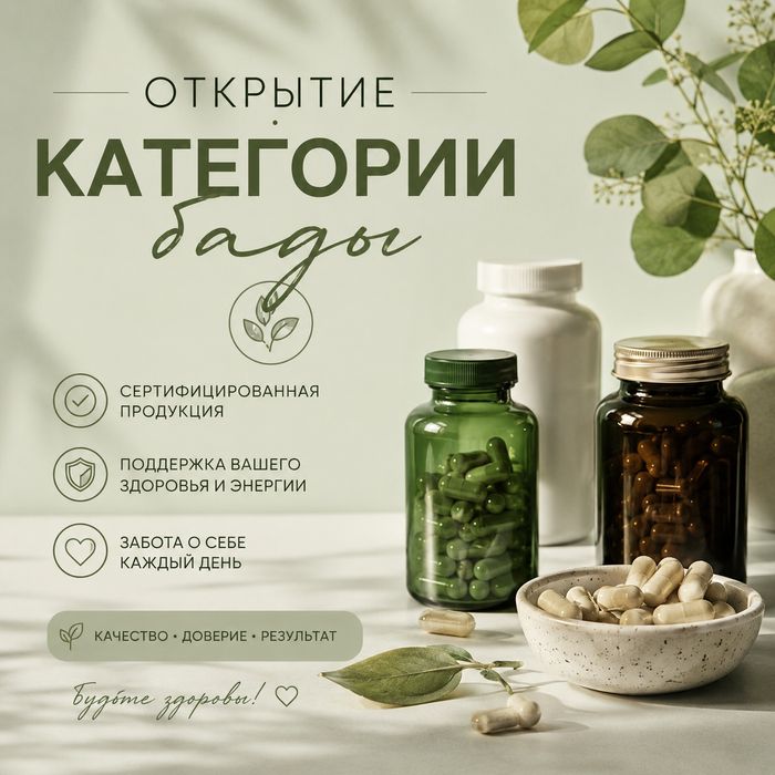 Открытие на каспи категории Бадов