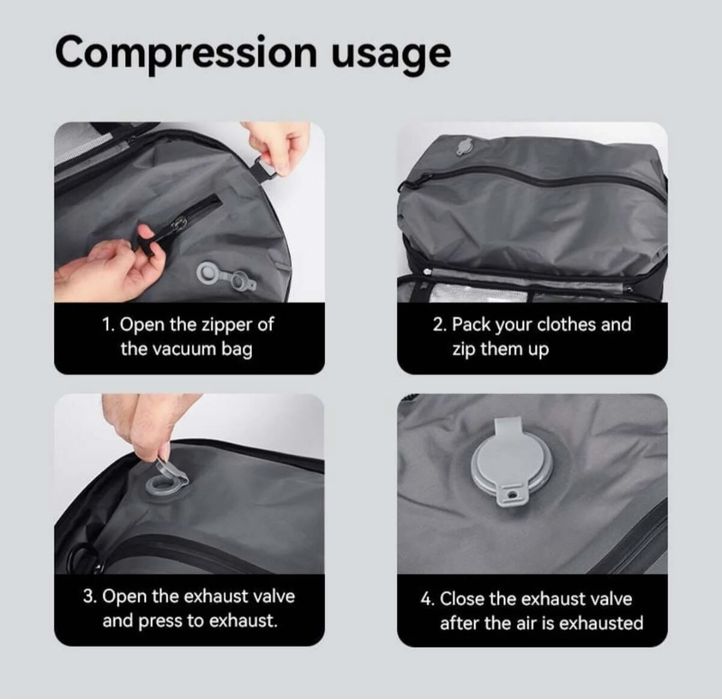 Rucsac Mark Ryden vacum + pompa mini cu acumulator  Nou/Sigilat