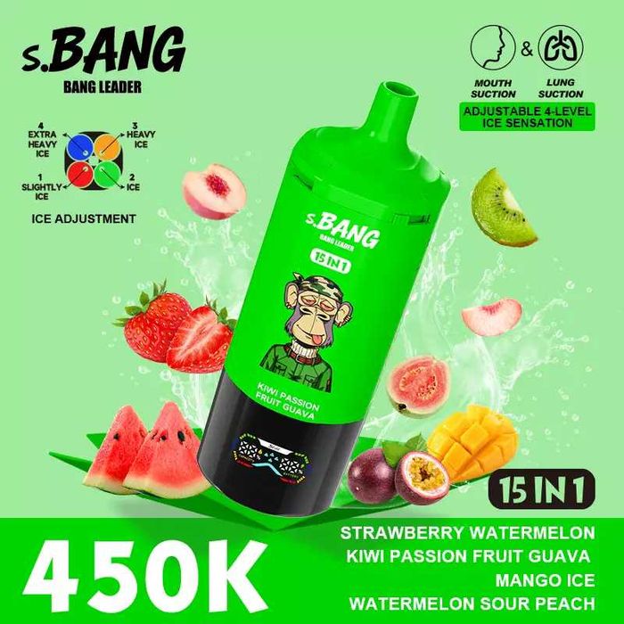 Bang 450k reincarcabil 15 in 1 multe arome!