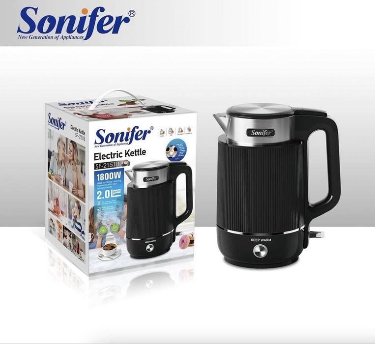 Доставка! Электрический чайник Sonifer SF-2151