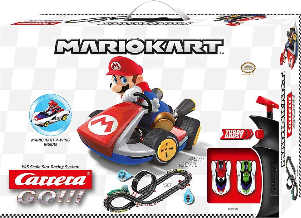 Аутобан Състезателна писта Carrera Go Mario Kart Супер Марио с лупинг
