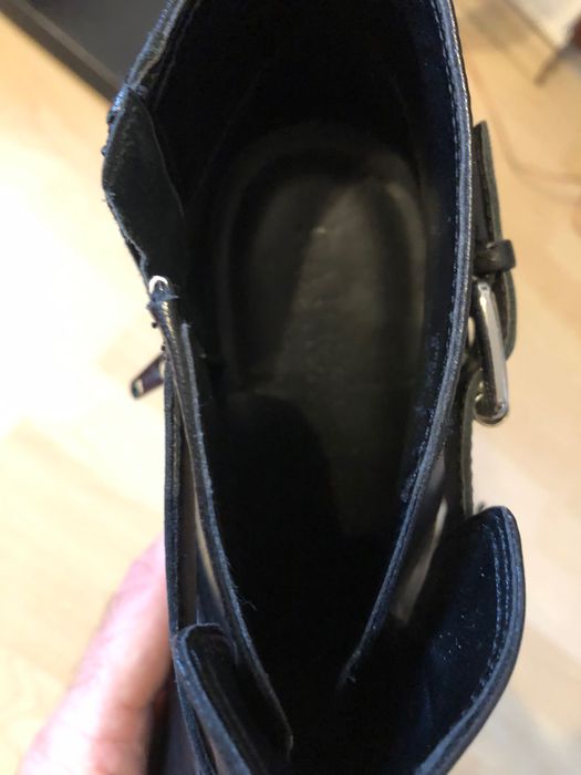 Ghete Ralph Lauren dama piele negre