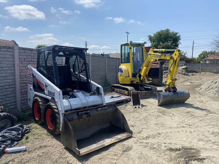 Inchiriez excavator miniexcavator  si bobcat