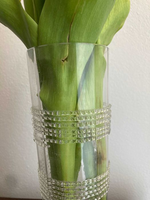 vaza romana semnata sub liicenta muzeala CCAA Glasgalerie Koln sticla