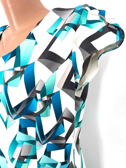 Rochie A&D elegantă, model geometric – mărime XL (EU 48)