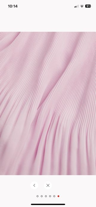 Плисирана рокля и топ H&M