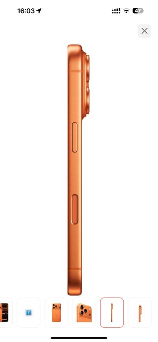 Смартфон Apple iPhone 17 Pro 256Gb оранжевый