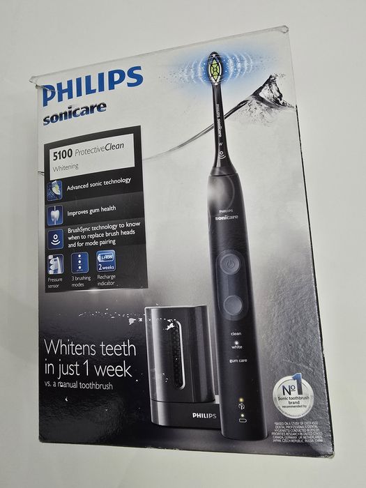 Periuța de dinți sonicare hx684B 201227-4c 8 in cutie cu incarcator