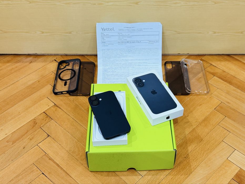 Iphone 16 256GB/Black’series/ГАРАНЦИЯ 23м/като НОВ