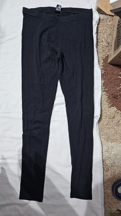 3 perechi de colanți negri S