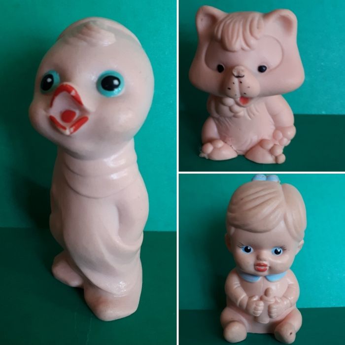 Игрушки резиновые времен СССР