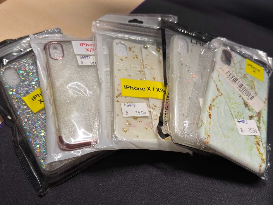 Кейсове и калъфи за iPhone X и iPhone XS - 5бр, 10бр в комплект