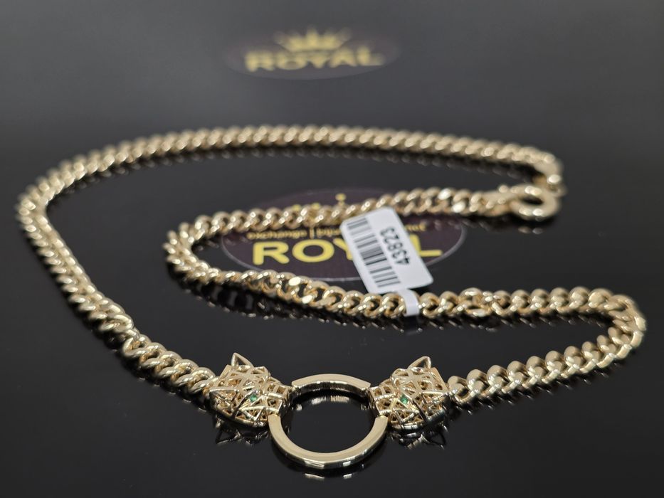 Bijuteria Royal: Lanț dama pantera aur 14k/12.90 gr 489 lei/gr