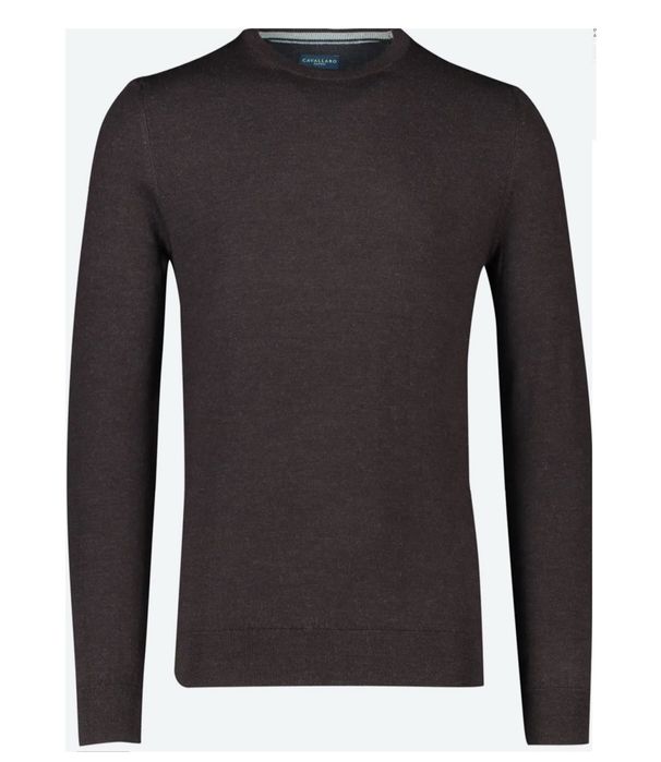 100% мерино вълна CAVALARO NAPOLI ОРИГИНАЛЕН мъжки пуловер - S