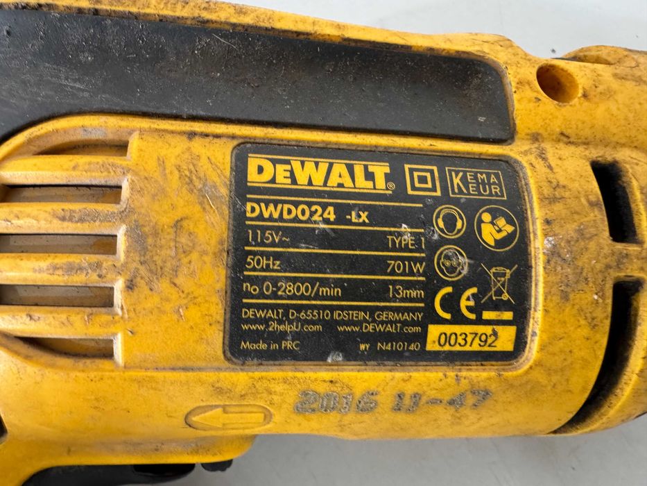 Бормашина - Dewalt 701 W/ Makita 510 W/ Bosch 310W / 110 V (волта)