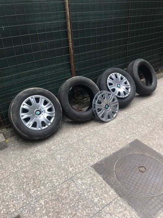 4 jante r15 compatibile skoda octavia II, vw, etc