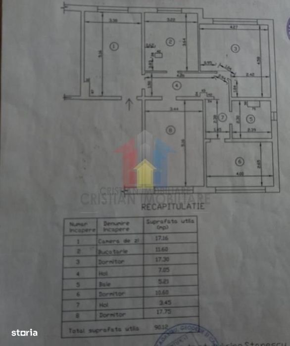 SPATIOS! 91 mp! Ap 4 camere, decomnadat, parter, zona Buzaului — fotografia 1