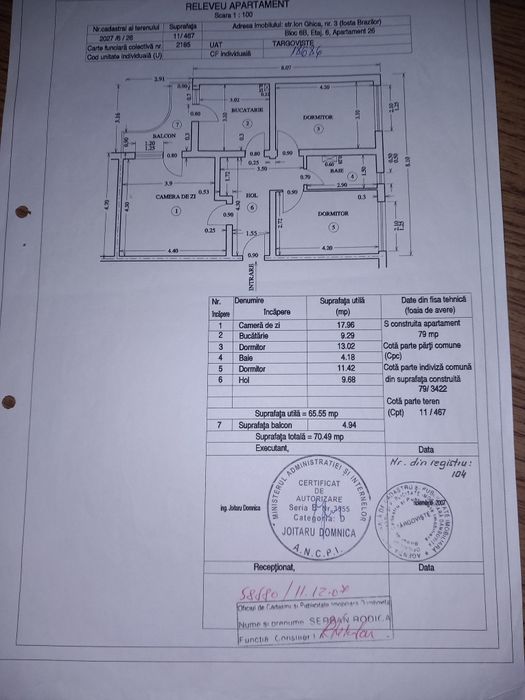 Targoviste Micro 5  3 decomandate 105000 euro