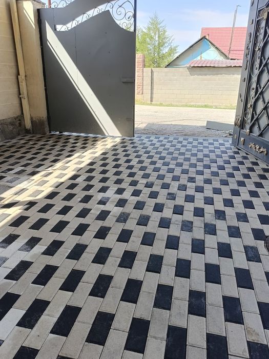 . укладка брусчатки