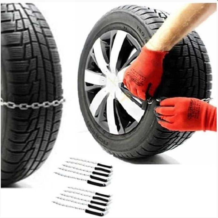 Вериги  за сняг,метални, 10бр. тип прешлен, 13 -16 цола, 60см