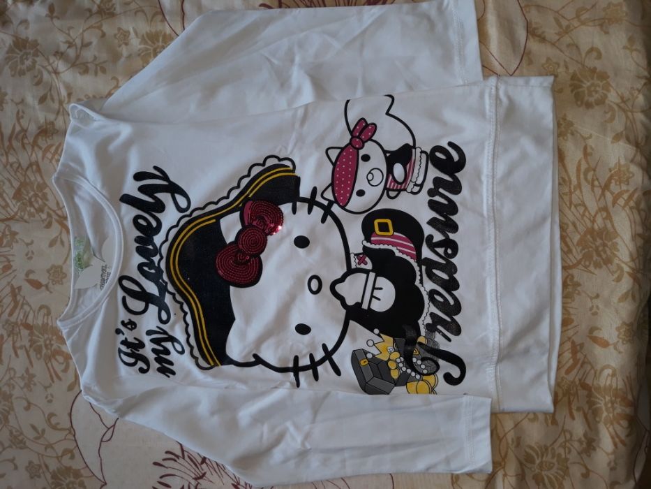 Детска Блуза КИТИ ПИРАТ-нова