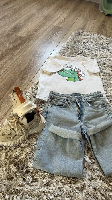 Blugi hm  116,tricou zara 116