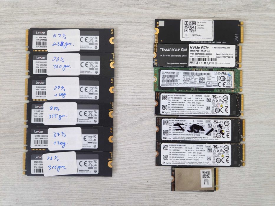 SSD Lexar NM620 512GB M.2 NVMe накопитель