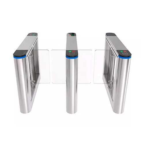 Турникет стеклянного типа с фейс терминалом