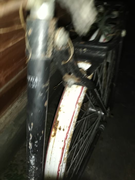 Bicicleta pegas.