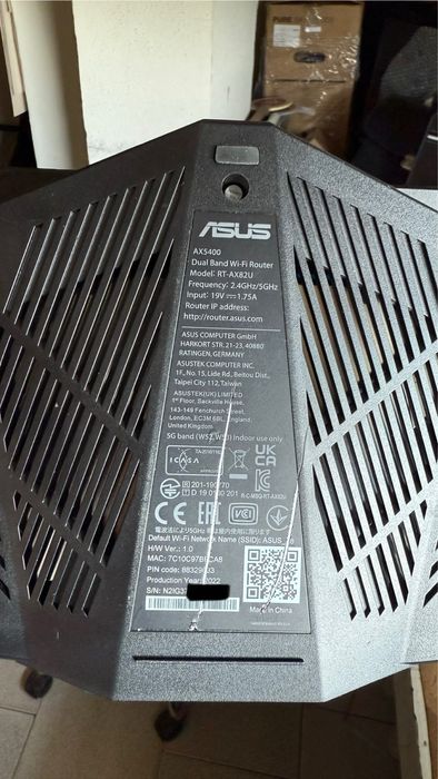 Рутер Asus AX82U WiFi 6