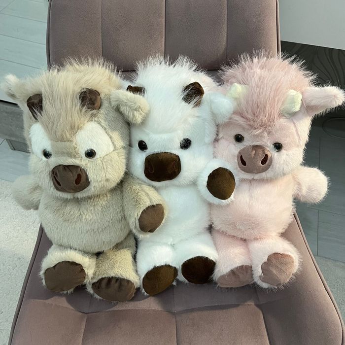 Мягкая игрушка Бегающий теленок, 45 см